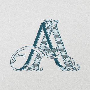 AA 2-Letter Monogram | Bellflowers & Foundations