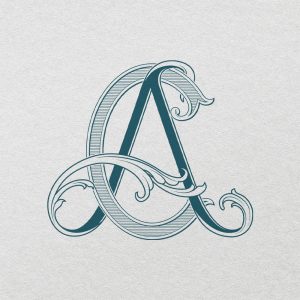 AC 2-Letter Monogram | Bellflowers & Pinnacle