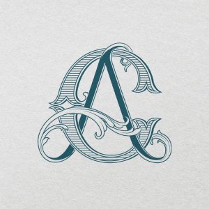 AC 2-Letter Monogram | Bellflowers & Foundations