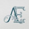 AE 2-Letter Monogram | Bellflowers & Foundations