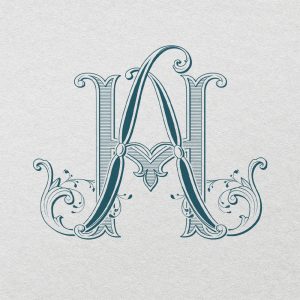 AH 2-Letter Monogram | Sprout & Pinnacle