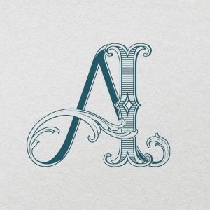 AI 2-Letter Monogram | Bellflowers & Foundations