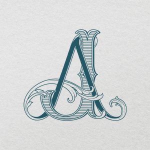 AJ 2-Letter Monogram | Bellflowers & Foundations