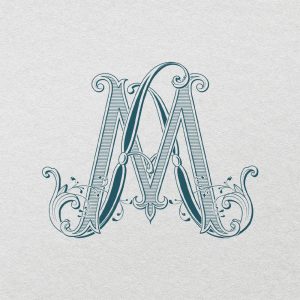 AM 2-Letter Monogram | Sprout & Pinnacle