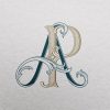 AP 2-Letter Monogram | Bellflowers & Foundations