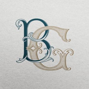 BG 2-Letter Monogram | Bellflowers & Foundations