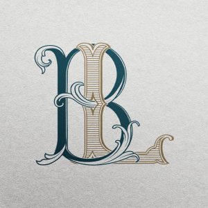 BL 2-Letter Monogram | Bellflowers & Foundations