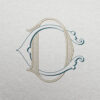 CD 2-Letter Monogram | Vintage Wedding Monogram
