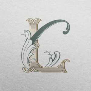 CL 2-Letter Wedding Monogram | Nouvelle & Foundations