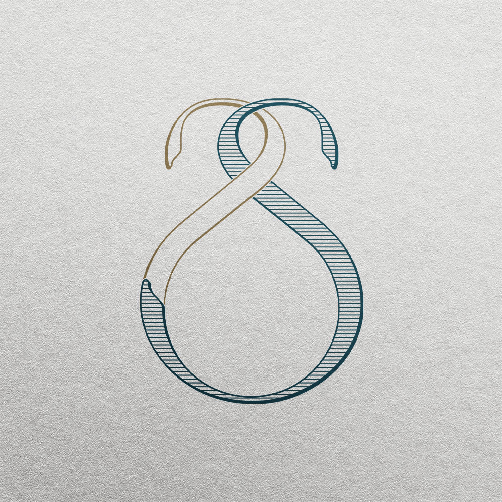 SS Wedding Monogram | Infinite Love Symbol