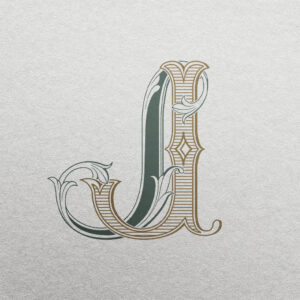 JJ Wedding Monogram | Floral & Foundations