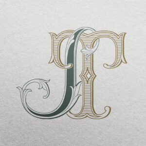 JT Wedding Monogram | Floral & Foundations