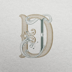 JD Wedding Monogram | Sprout & Foundations