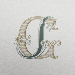 JG Wedding Monogram | Floral & Foundations
