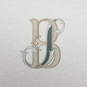 JB Wedding Monogram | Floral & Foundations