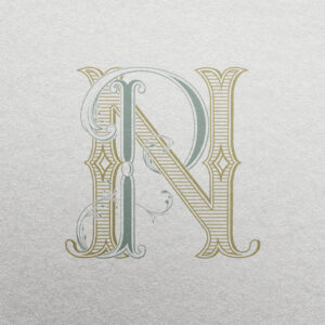 PN Wedding Monogram | Sprout & Foundations