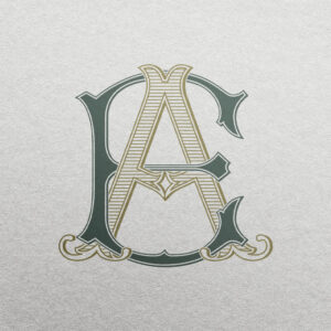 EA Wedding Monogram | Foundations