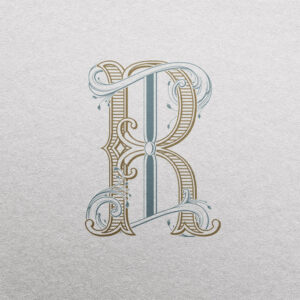 IR Wedding Monogram | Sprout & Foundations