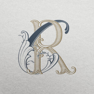CR Wedding Monogram | Nouvelle & Foundations