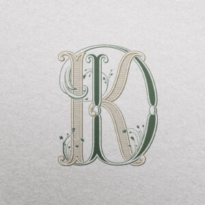DK Wedding Monogram | Sprout & Foundations