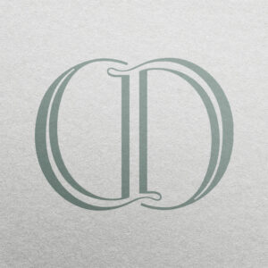 DD Wedding Monogram | Double Letter D