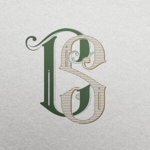 CS Wedding Monogram | Gatsby & Hudson