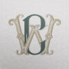 CW Wedding Monogram | Gatsby & Foundations