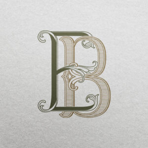 EB 2-Letter Monogram | Bellflowers & Foundations