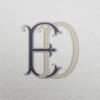 ED Wedding Monogram | Pinnacles