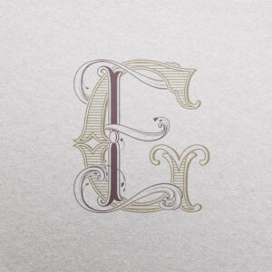 EG Wedding Monogram | Sprout & Foundations