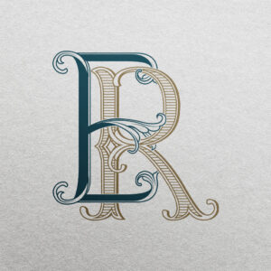 ER 2-Letter Monogram | Bellflowers & Foundations