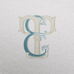 ET 2-Letter Monogram | Bellflowers & Foundations