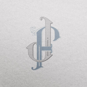 FJ Wedding Monogram | Gatsby & Hudson