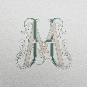 HM 2-Letter Monogram | Sprout & Pinnacle