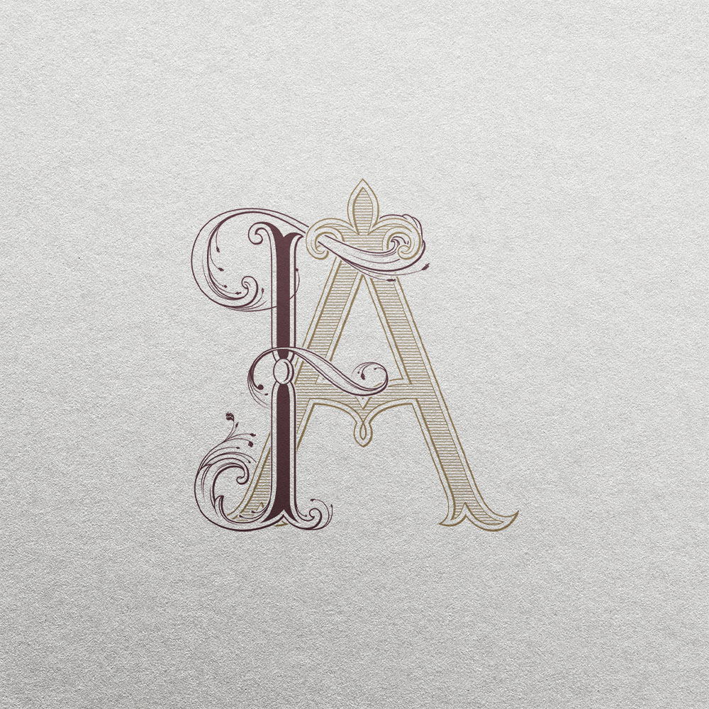 FA 2-Letter Monogram | Sprout & Pinnacle
