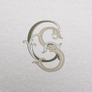 GS 2-Letter Monogram | Bellflowers & Foundations