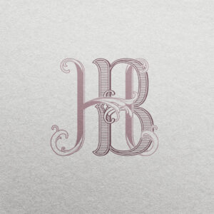 HB 2-Letter Monogram | Bellflowers & Foundations