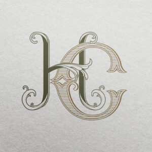 HC 2-Letter Monogram | Bellflowers & Foundations