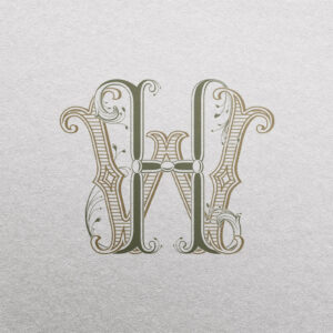 HW 2-Letter Monogram | Sprout & Foundations