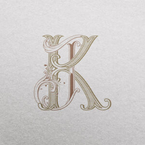 JK 2-Letter Monogram | Sprout & Foundations