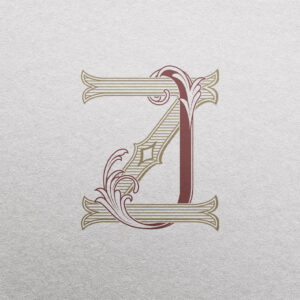 JZ 2-Letter Monogram | Bellflowers & Foundations