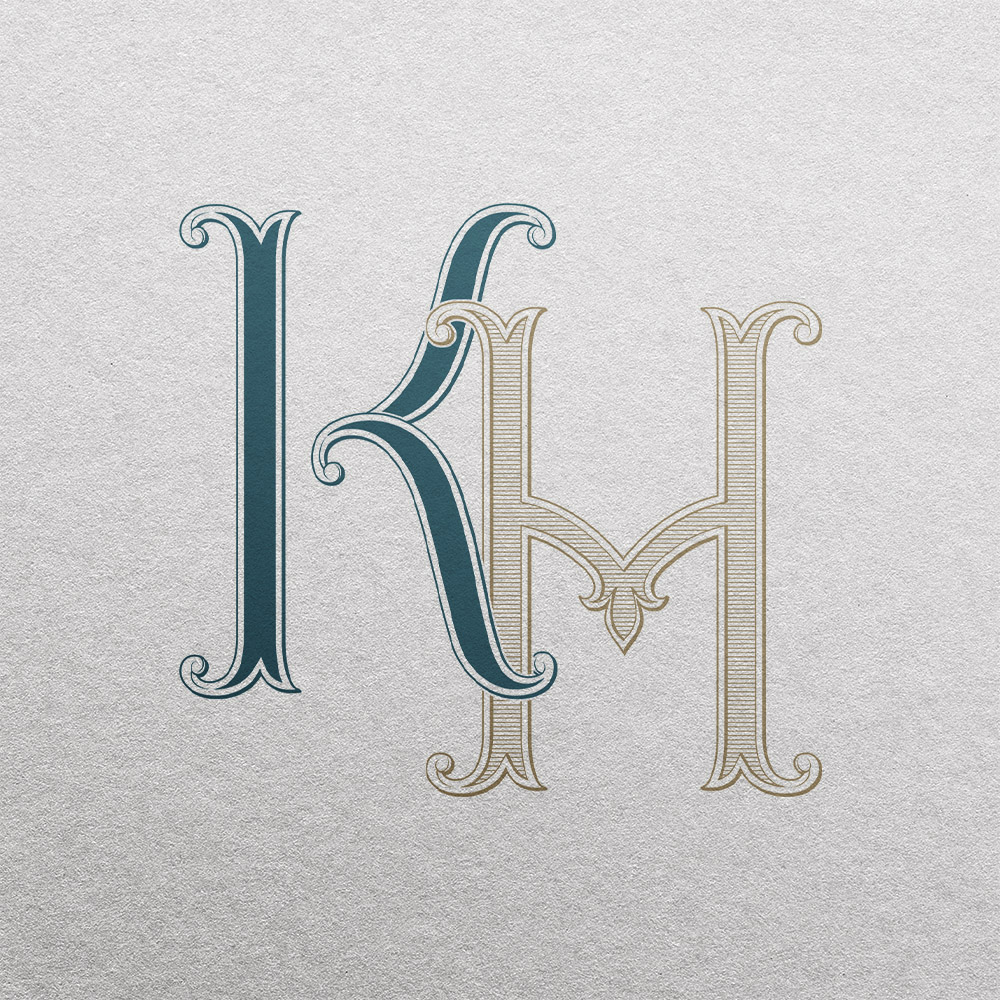 KH 2-Letter Monogram | Pinnacle