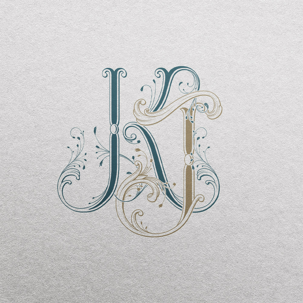 KJ 2-Letter Monogram | Sprout