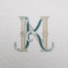 KN 2-Letter Monogram | Bellflowers & Foundations