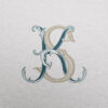 KS 2-Letter Monogram | Bellflowers & Foundations