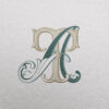 AT 2-Letter Monogram | Nouvelle & Foundations
